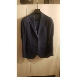 Mooi donkerblauw pak van Suit Supply, 100% wol, z.g.a.n!