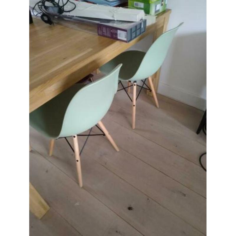 4 design eetkamerstoelen