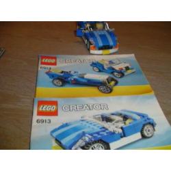 Lego creator blauwe sportwagen - 6913