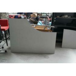 Trespa platen 120x160cm (rechte stuk=80x160cm) €17,50