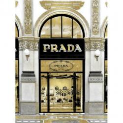 Glasschilderij eric Kuster Prada Hermes