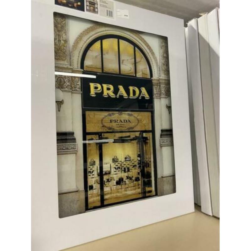 Glasschilderij eric Kuster Prada Hermes