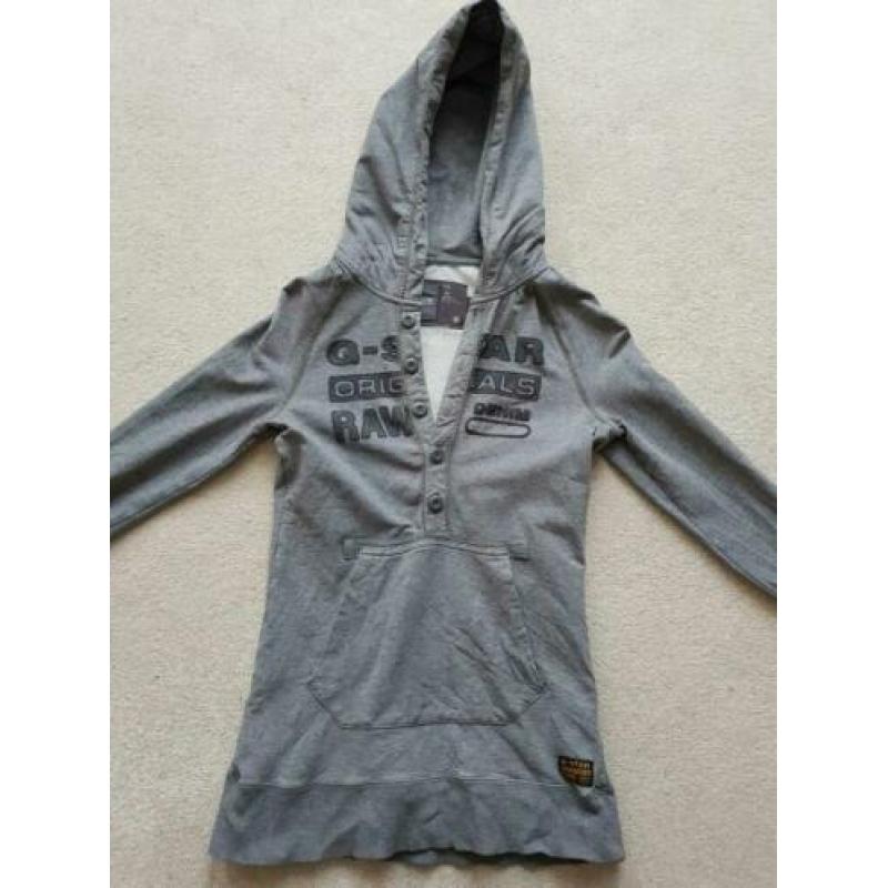 Gstar trui hoodie grijs maat xs g-star merkkleding merk