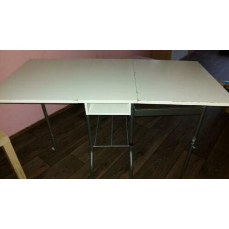 Opklapbare eettafel