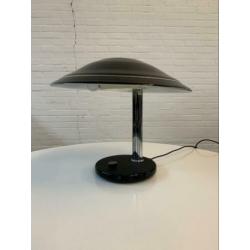 Lamp Italiaanse design glazen tafellamp uit de jaren 60