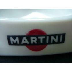 MARTINI ASBAK Persglas Cremekleurig OPALIX persglas