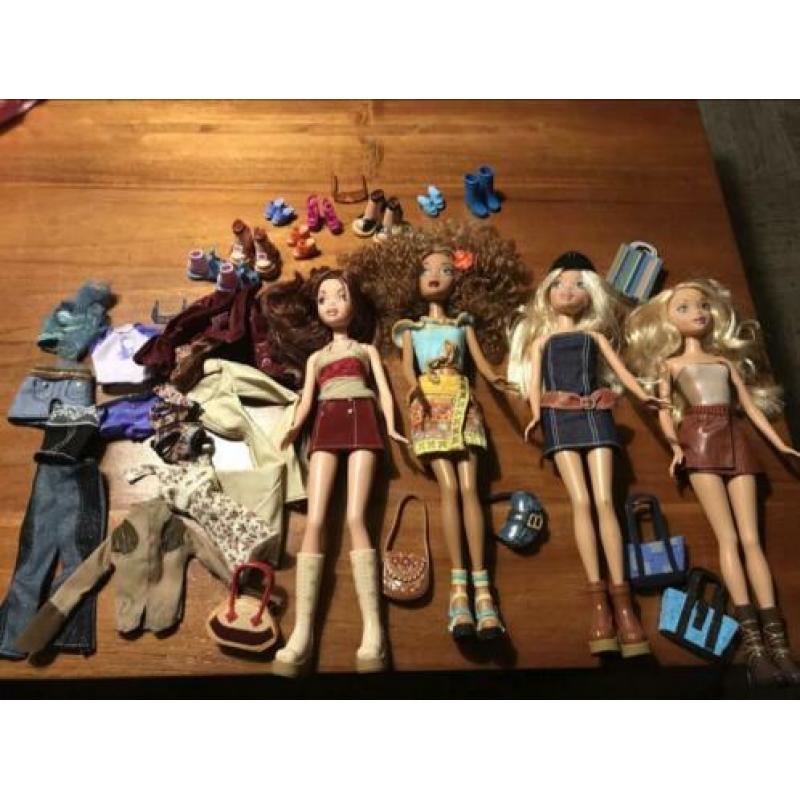 Mattel Barbie’s met kleding en schoenen