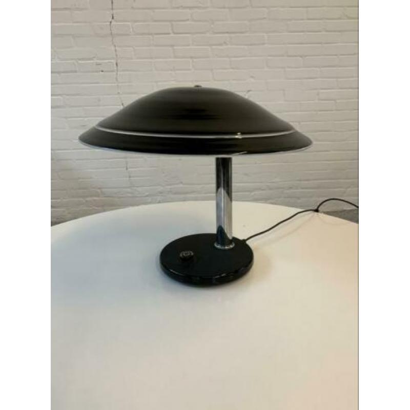 Lamp Italiaanse design glazen tafellamp uit de jaren 60