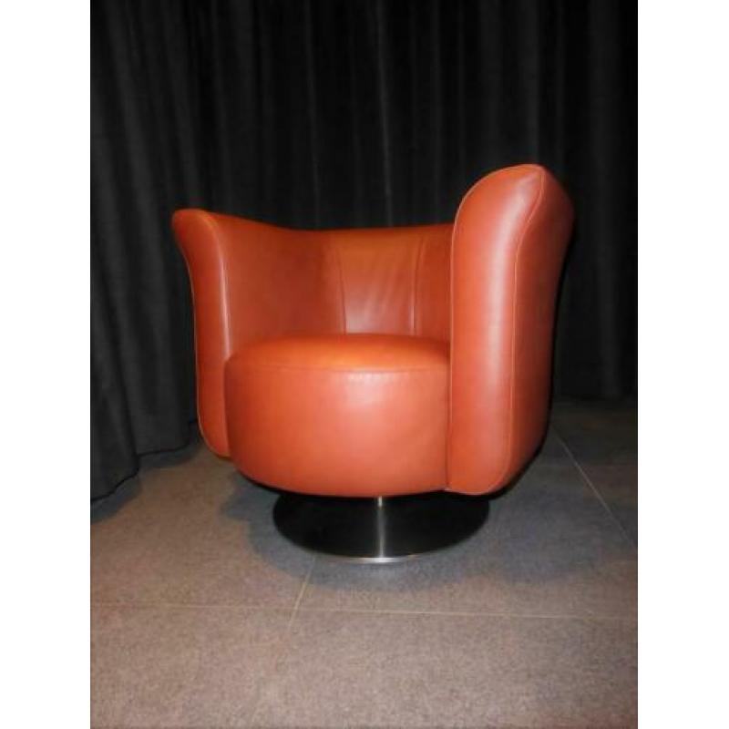 Linteloo fauteuil, prachtige stoel van leer z.g.a.n