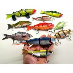 10 grote swimbaits : IZUMI / SAVAGE GEAR / STRIKE PRO / FOX