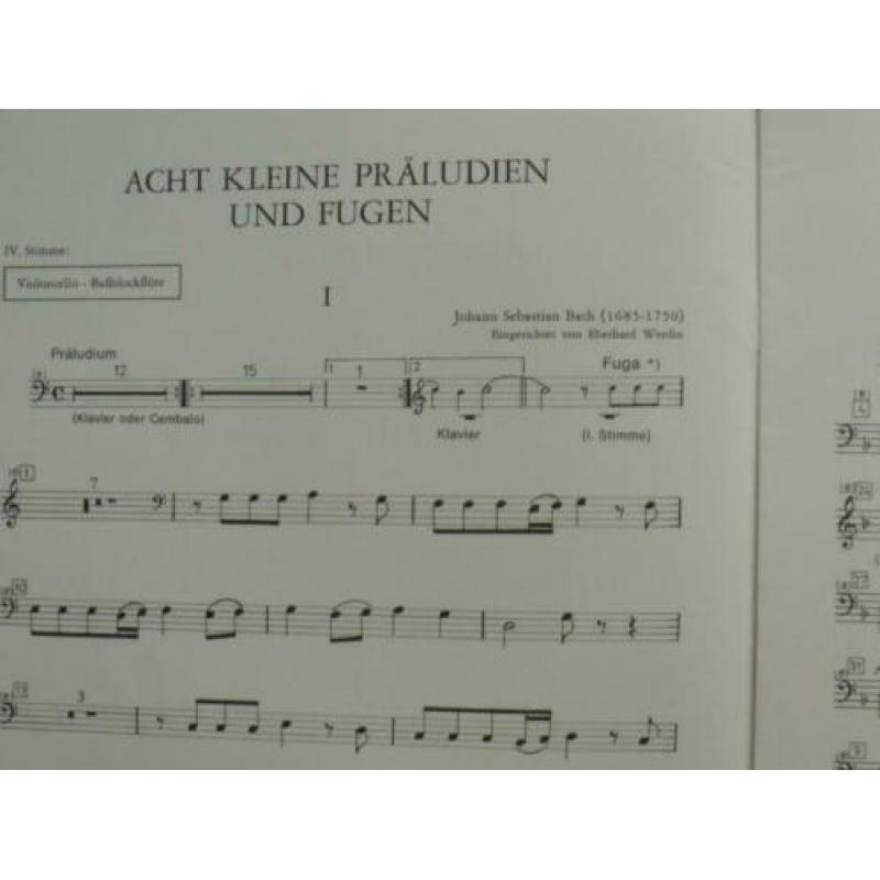 8 kleine preluden en fuga's -- johann sebastian bach