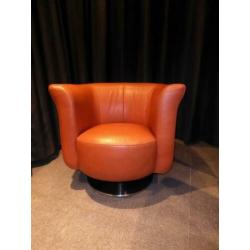 Linteloo fauteuil, prachtige stoel van leer z.g.a.n