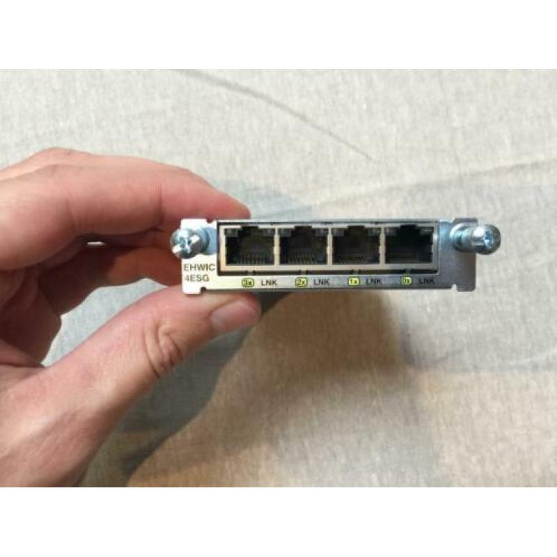 Cisco EHWIC-4ESG module (4x 1Gbps)