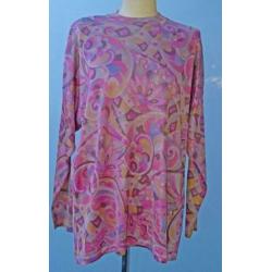 Oversized Psychedelische Vintage Sweater Benetton. Maat S/M