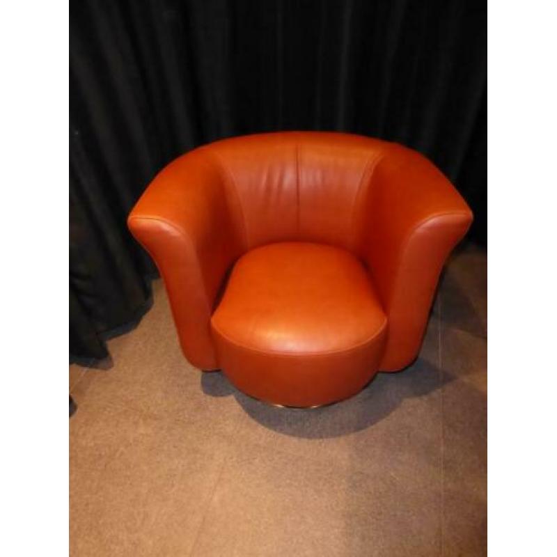 Linteloo fauteuil, prachtige stoel van leer z.g.a.n