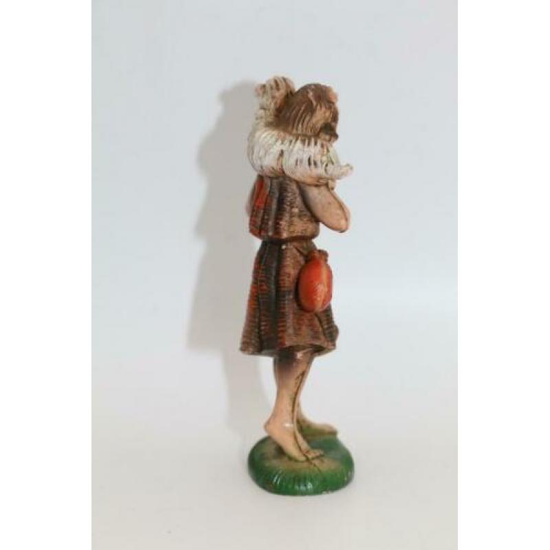 Kerstgroep herders schapen Italy early plastic vintage '60