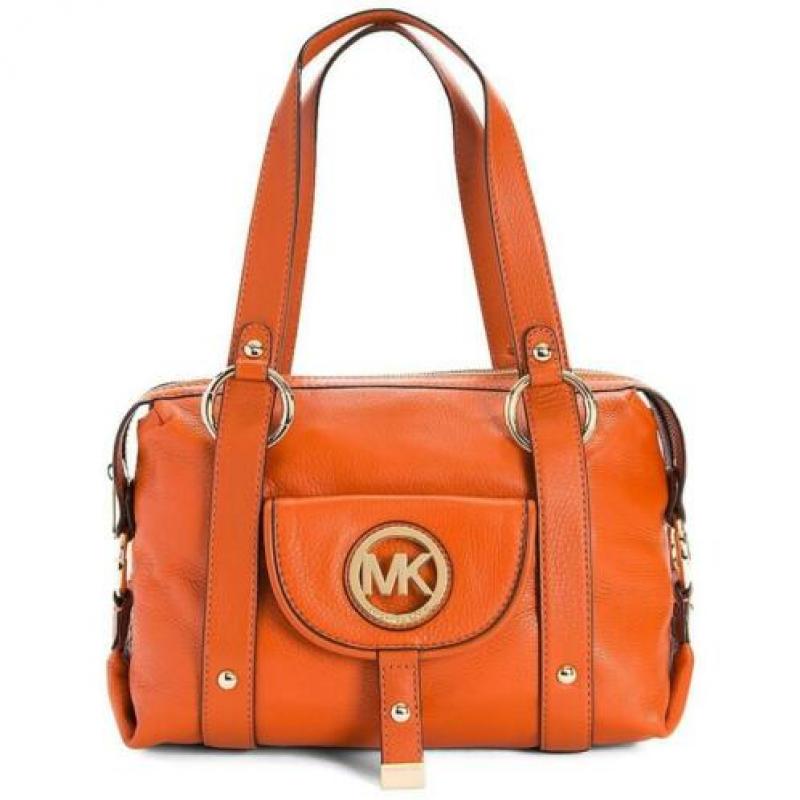 Nieuwe Leren Tas Michael Kors - Kleur Burnt Orange