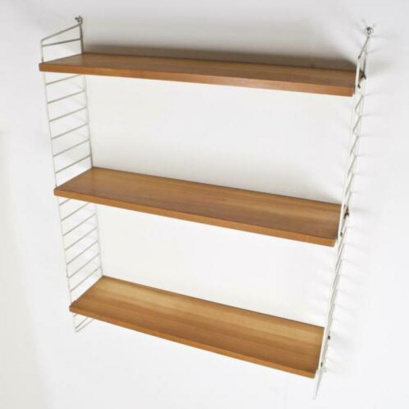 Vintage original String boekenrek wall shelves