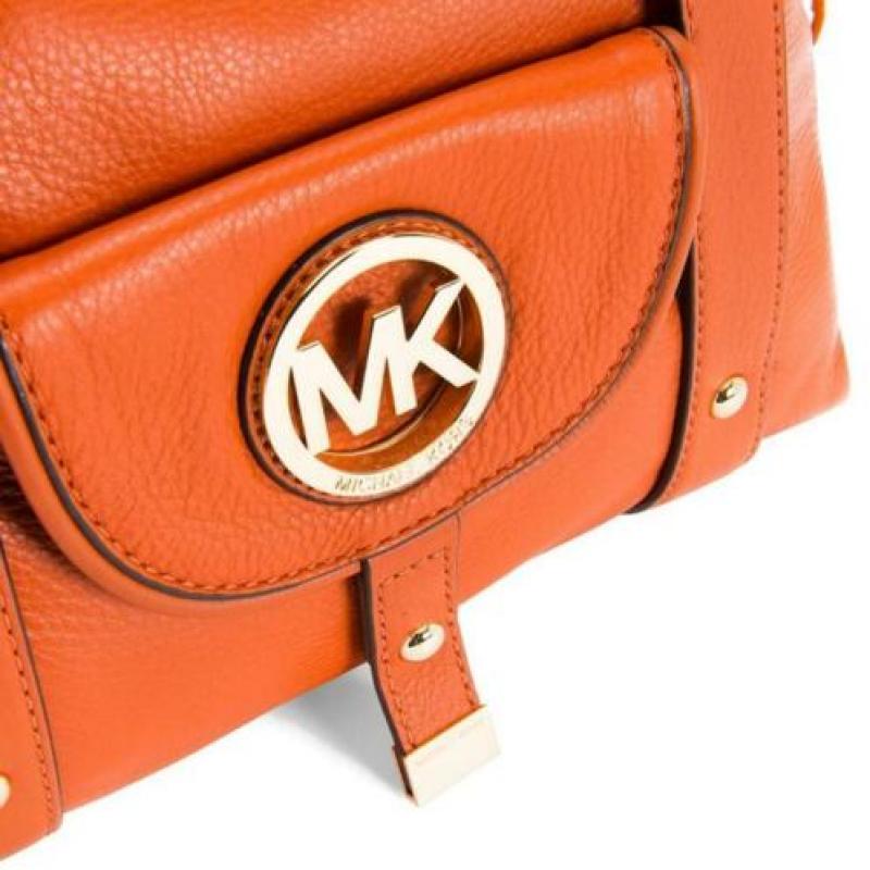 Nieuwe Leren Tas Michael Kors - Kleur Burnt Orange