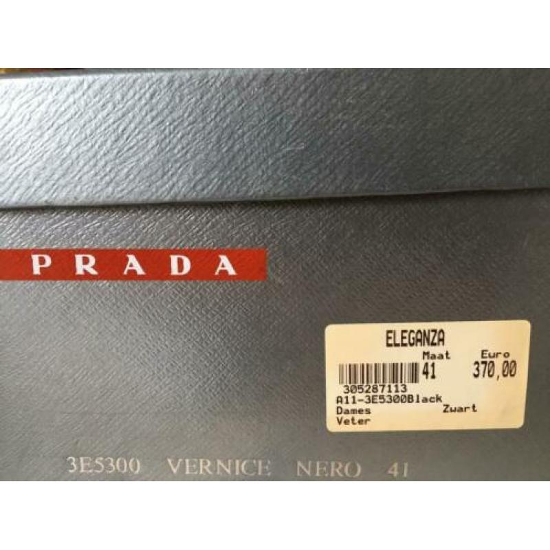 Prada lakleren veterschoen mt 41 NIEUW