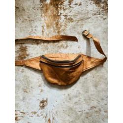 Vintage Leren Fanny Pack : heuptas sling bag boho festival