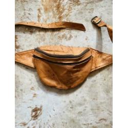 Vintage Leren Fanny Pack : heuptas sling bag boho festival