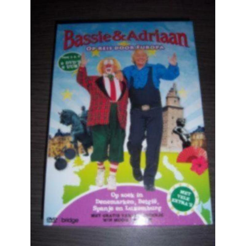 Reis door Europa met Bassie en Adriaan 3 x 2 dvd box