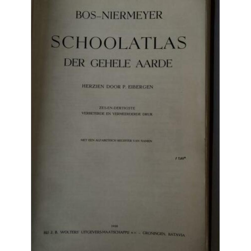 School-atlas der gehele aarde - 1939 -