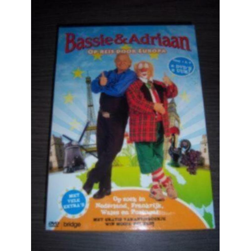 Reis door Europa met Bassie en Adriaan 3 x 2 dvd box