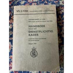 Handboek voor het Dienstplichtig Kader. Algemeen voor alle W