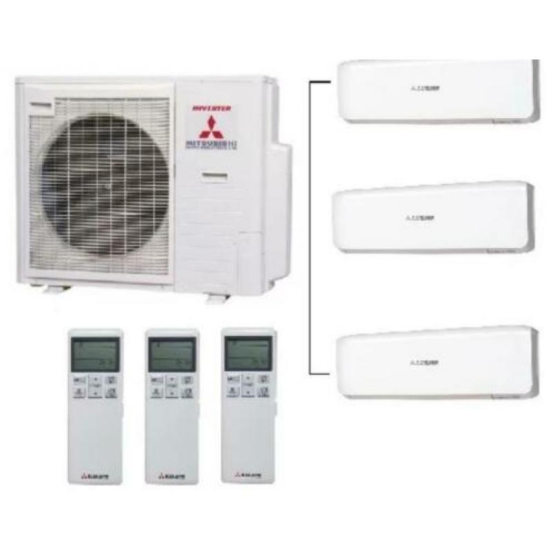 Split airco's + installatie van Mitsubishi vanaf € 1600.-