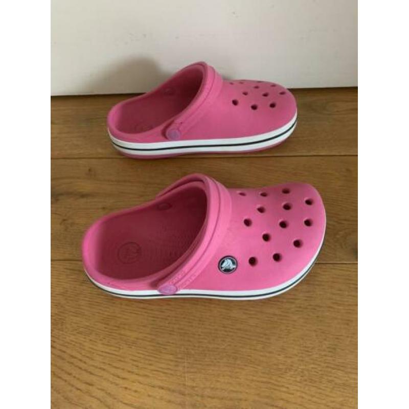 Roze crocs meisje 34 35 j3 j 3 schoenen sandalen klompen