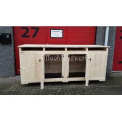 Honden meubel/bench/hok/tv meubel/steigerhout/dressoir