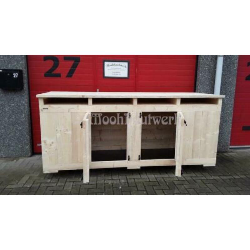 Honden meubel/bench/hok/tv meubel/steigerhout/dressoir