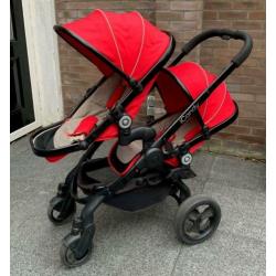 iCandy Peach 3 duo kinderwagen rood