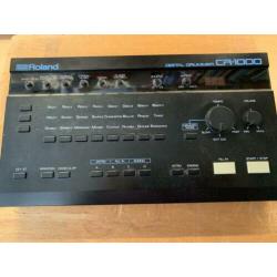 Vintage CR1000 drummachine Roland en Boss mengpaneel