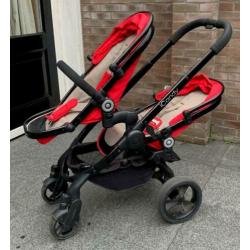 iCandy Peach 3 duo kinderwagen rood