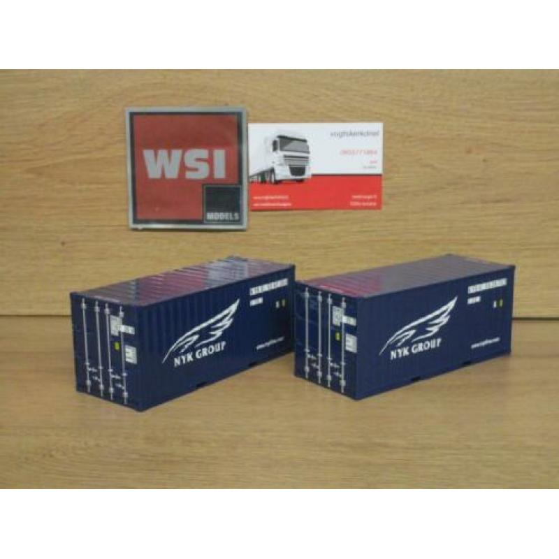 Premium Line Wsi 04-1124 , NYK 20FT Container set