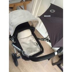 Bugaboo cameleon kinderwagen off white antraciet zgan