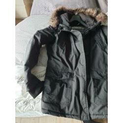 Superdry winterjas zwart maat xl zestien