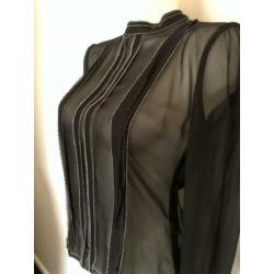 Karen Millen blouse zwart maat 36