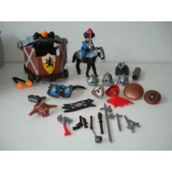 Playmobil 4867 3voudige ballista +kanon+paard+ridder+extras