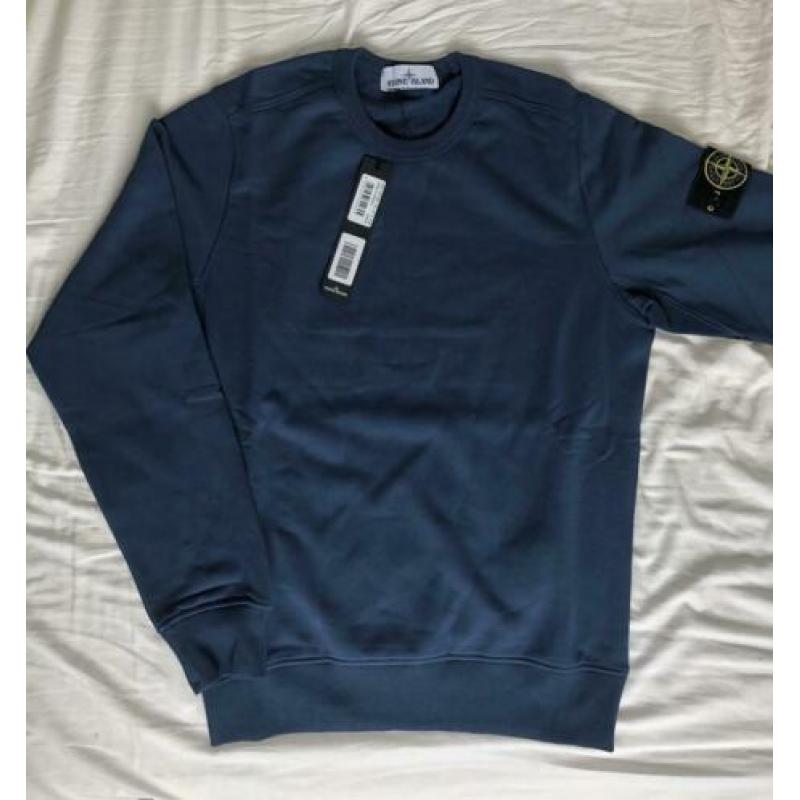 Stone island trui nieuw patch sweater zwart grijs origineel