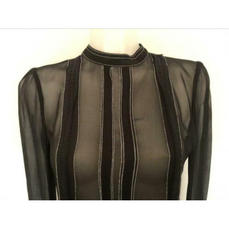 Karen Millen blouse zwart maat 36