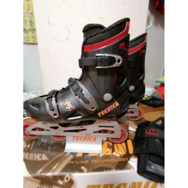 2 paar Tecnica inline skates. Maat 39 en 43 top kwaliteit.