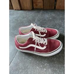 Vans bordeaux rood maat 40,5