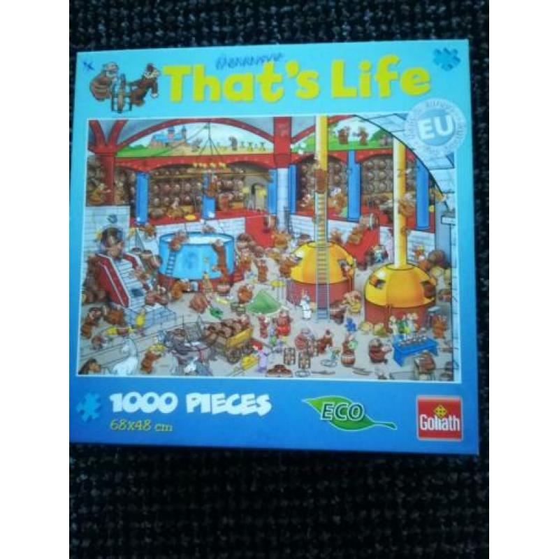 Te koop, 3 puzzels That's Life, 1000 stukjes