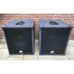 2 x 750 watt speakerset jb systems live pro 2 x sub 2 x top