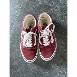 Vans bordeaux rood maat 40,5