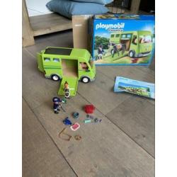 Paardenvrachtwagen 6928 playmobil met doos